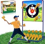 VATOS Axe Throwing Game Set Axe and Star Throwing Target Fun Backyard Indoor Outdoor Sport Party Play Game Toys for Kids Adults Birthday Gifts for 3 4 5 6 7 8 9 10 11 12 Year Old Boys Girls