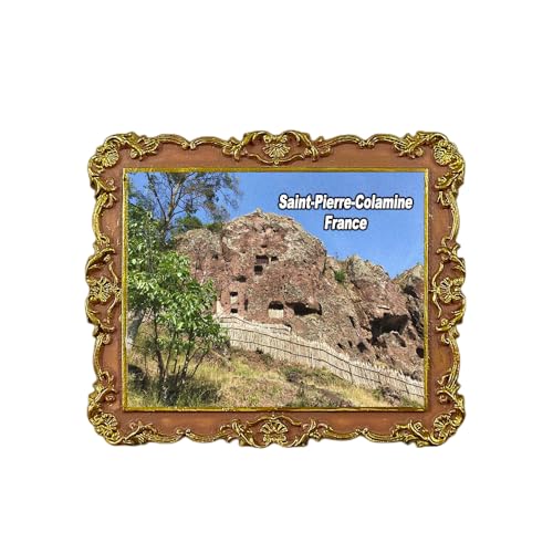 Aimant de réfrigérateur Saint Pierre Colamine France Souvenir Décoration de Réfrigérateur Autocollant Magnétique