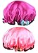 NKTM Children Shower Cap Cute Waterproof Double Layer Kids Cartoon Shower Hat 2 Pack