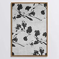 SIGNWIN Canvas Wall Art Black and White Flowers Canvas Prints Home Artwork Decoration for Living Room,Bedroom - 16