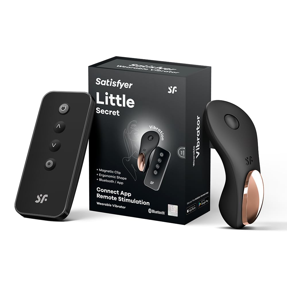 Little Secret Connect App Vibrator Sex Toy | Adult Toys for Women | Panty Vibrator + APP | Vibrating Sexual Pleasure Device | Stimulation Vibrators | Female Wellness Tools | Woman Sextoy