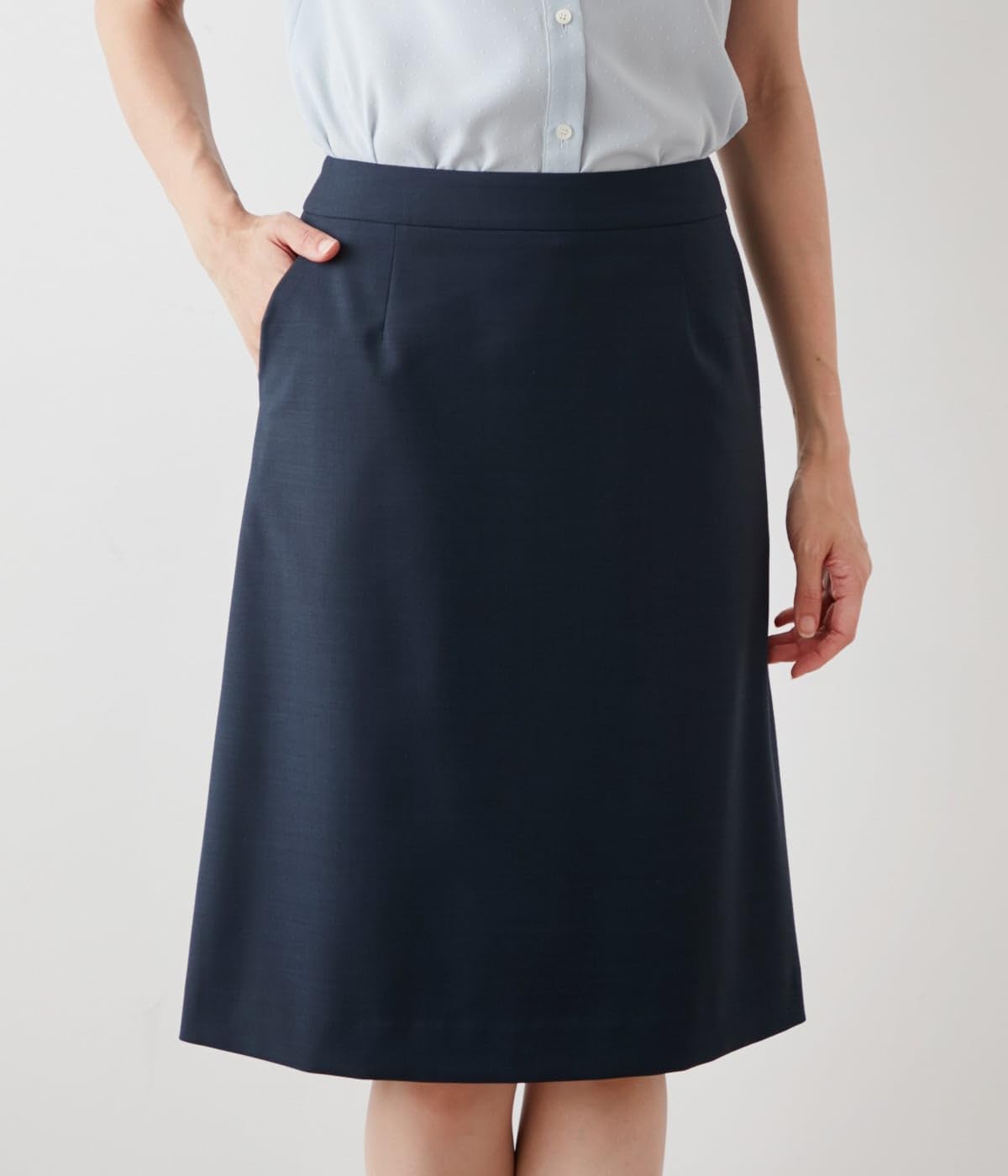 美品)レディース　シャークスキン上下　MADE IN オーストラリア 71113805-