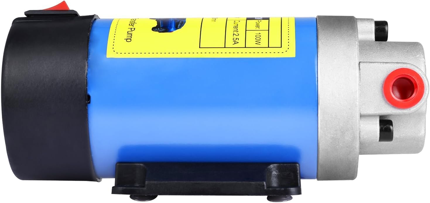 Bomba extractora de aceite DC 12V 100W Bomba de transferencia de combustible (no gasolina) y Aceite para Auto, Moto, Quad, furgon. Bomba de Aceite Diesel de Bajo Ruido para cambios de aceite