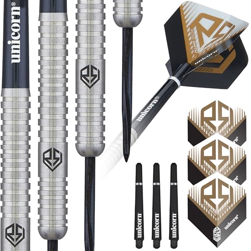  Unicorn Ross Smith Natural 90% Freccette Steel Darts 24G.