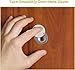 Peephole Cover, Peep Hole Covers for Door - Home Security Privacy Protection with Self-Adhesive Installation Tools（Silver）