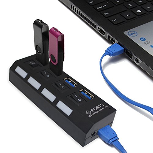 Hub USB 3.0 4 Porte, Geepro Superspeed 4 Porte