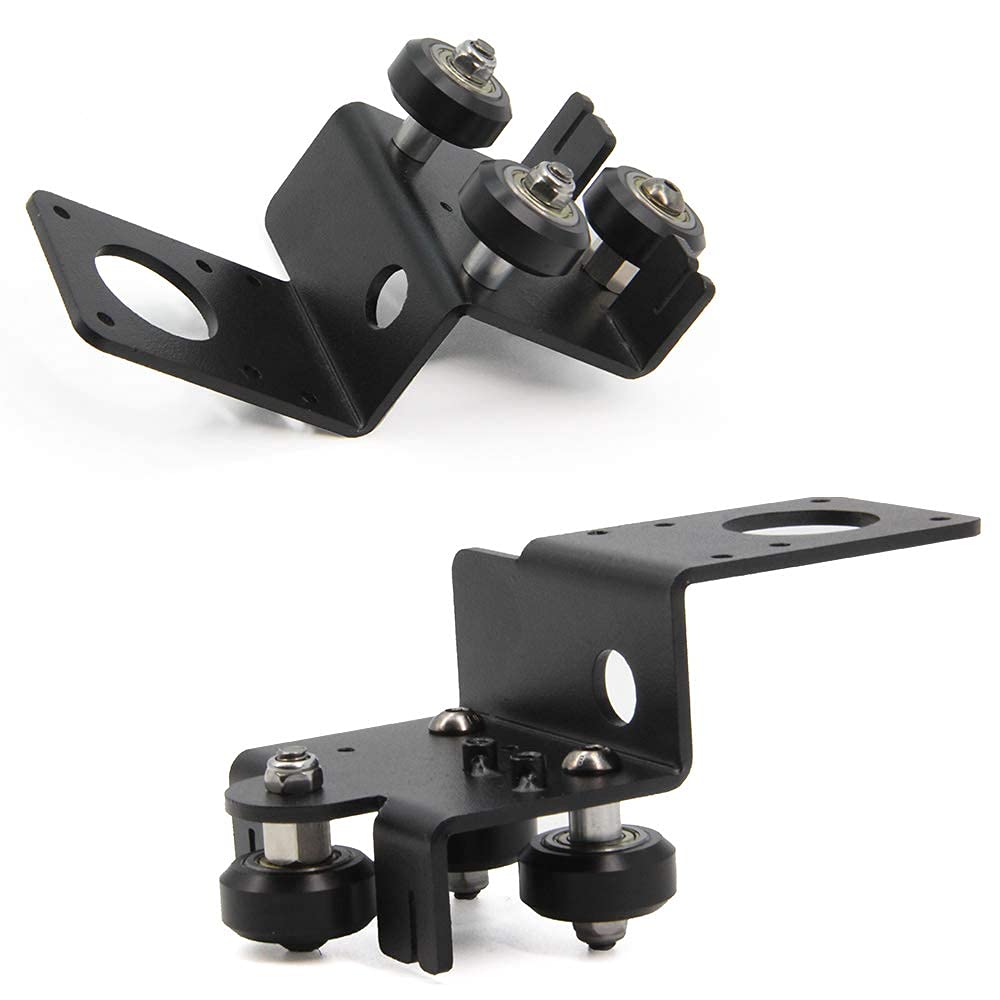 Upgrade Direktantrieb Dual Gear Extruder Support Kit mit Schrittmotor, Easy Print Filament für Ender-3, Ender 3 Pro,CR-10,CR-10S Extruder Adapter (Doppelextruder-Support+Motor-Kit)