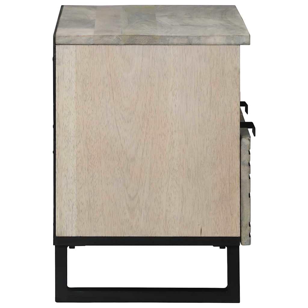 TV-Einheit mit Schubladen, Weiß, 70x33x46 cm, Holzwerkstoff, modern, für Wohnzimmer, Schlafzimmer, Media Center, platzsparend