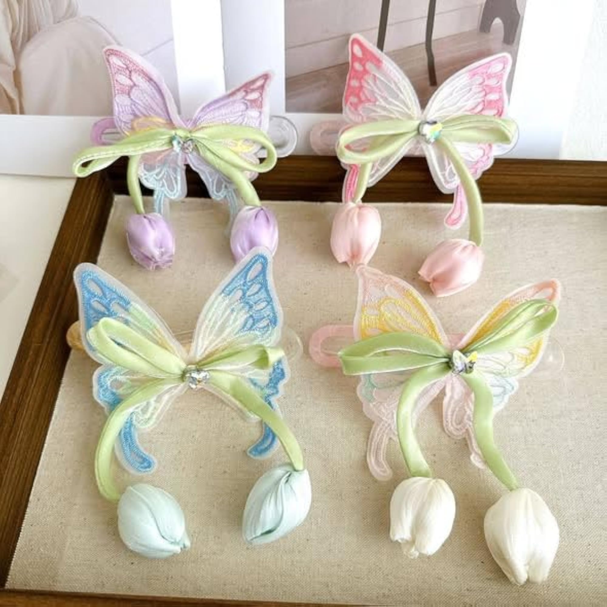 Butterfly Hair Accessory with Crystal Embellishment