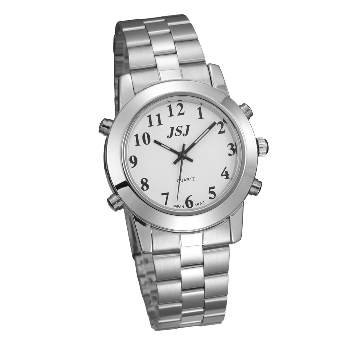 Montre à quartz parlant espagnol avec alarme pour personnes aveugles ou malvoyantes, Montre à quartz