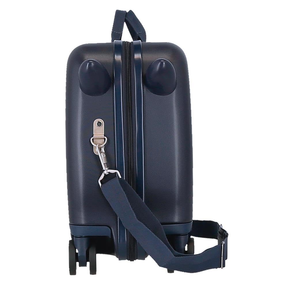 Marvel Spiderman Totally awesome Valise Enfant Bleu 50x39x20 cm ABS Rigide Serrure latérale à combinaison 34L 1,8 kg 4 Roues Bagage à Main