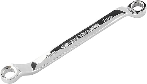 Larcele Juego de llaves de caja de compensación, métricas, 45 grados, acero CR-V, 1 unidad STBS-02 (0.23-0.27 pulgadas/0.236-0.276 in)