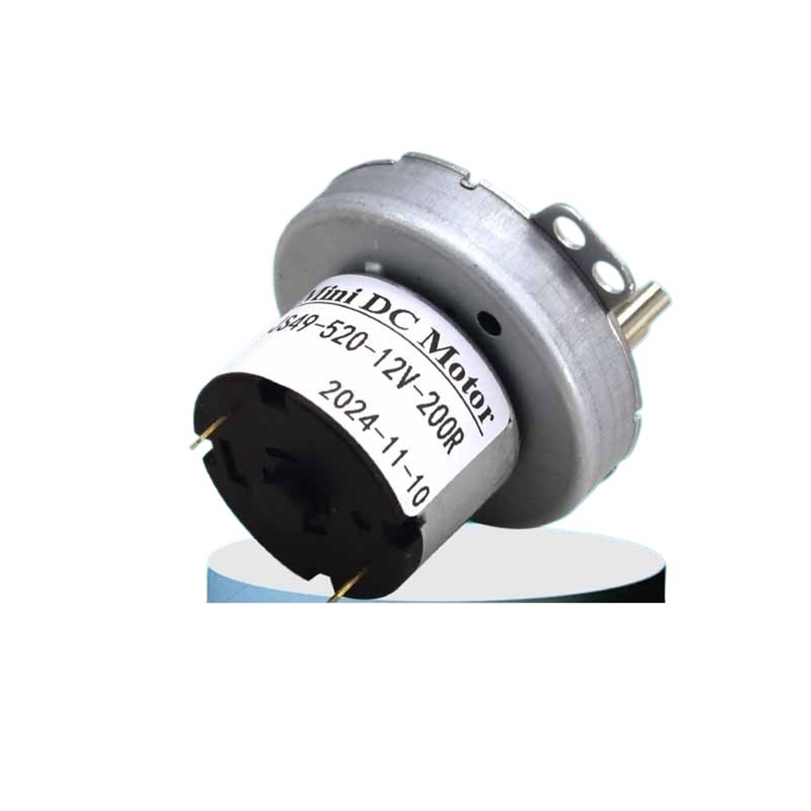 Réducteur à engrenages métalliques 12V et mini moteur PMDC réversible pour petit appareil