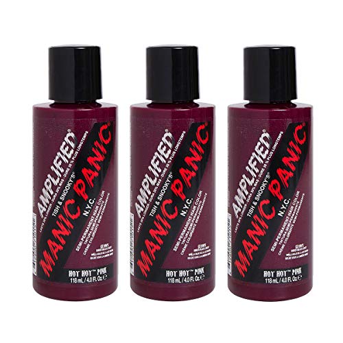 Manic Panic Amplified Cream Formula Hot Hot Pink 118ml x3