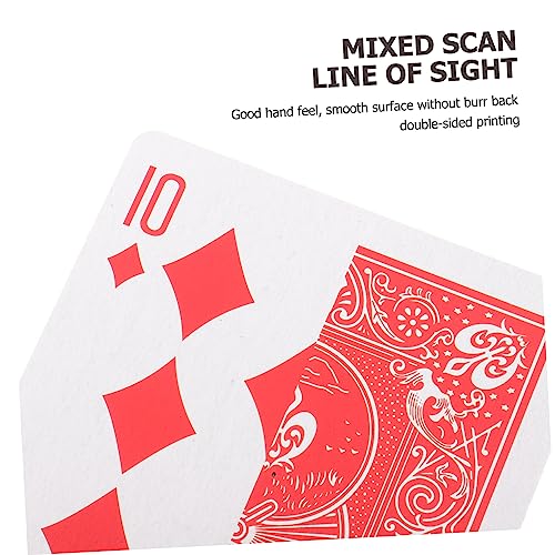 Toddmomy 4 Stück Kartenspiel Portable Spielkarten Vielseitig für Poker Party Spiele mit Robustem Papiermaterial Langlebig und Einfach zu Transportieren – Bild 6