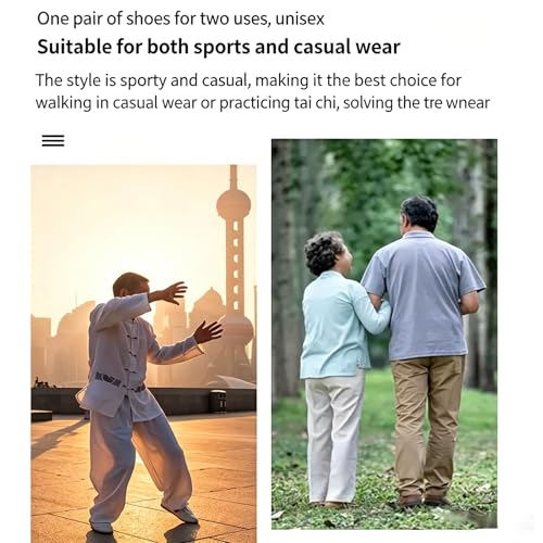 Zapatos de artes marciales cómodos con suela flexible para practicar kung fu 8
