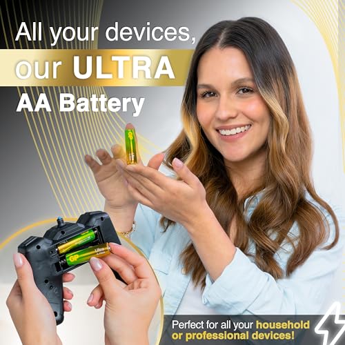 GP Ultra AA Batteries 40 Pack – 1.5V Alkaline Double A Batteries – 10-Year Shelf Life – Reliable Power for Toys, Remotes, Clocks & Devices – Ideal Battery Pack for High-Drain Household Electronics - Image 5