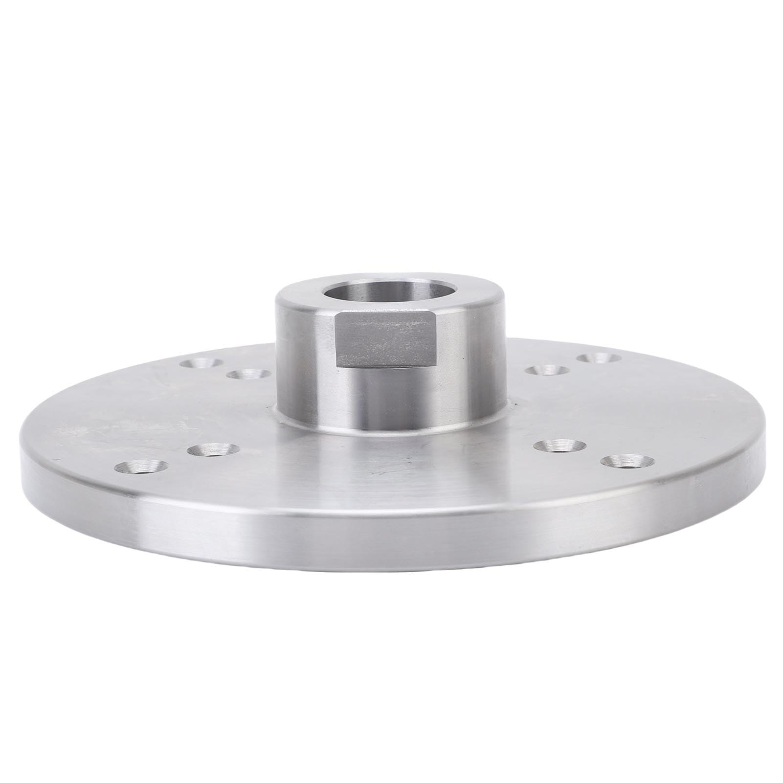 Płyta Czołowa Tokarki do Drewna 6-calowy Trwały Adapter Stalowy do Projektów Związanych z obróbką Drewna, Gwint 33 Mm, 8 Otworów Montażowych, Solidna Konstrukcja