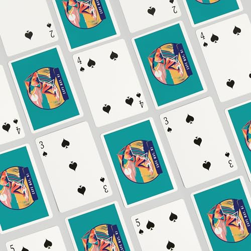 Lantern Press Naipes Poker 52 Cartas Talla Poker miniatura 4