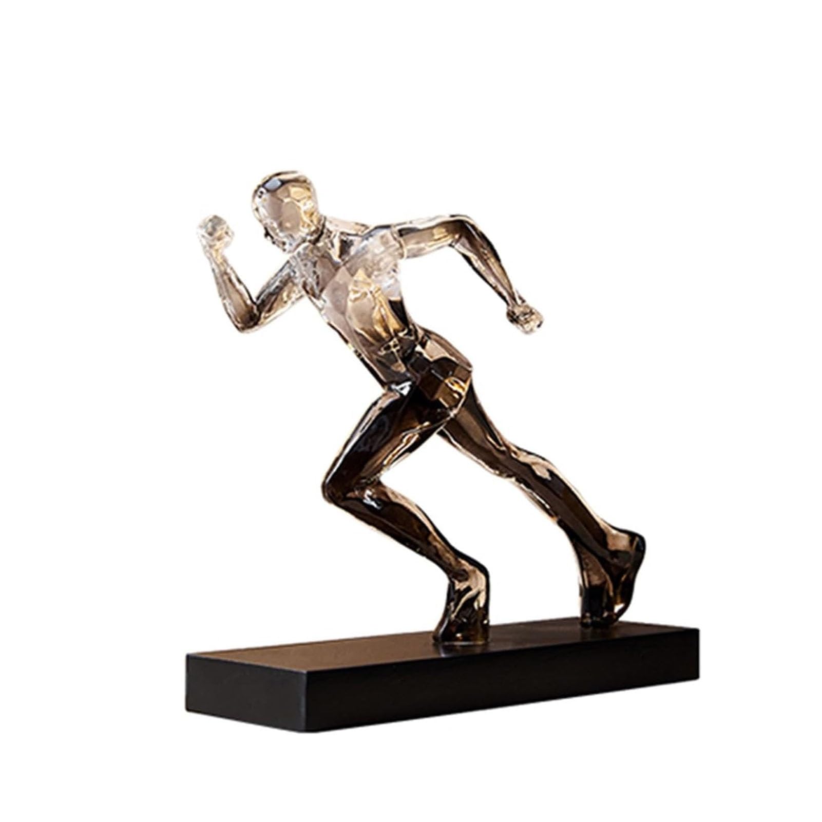 JOUFNING Sportsman Art Sculpture, Creative Figurines Home Decor, Player Figure Desktop Decorations, Desk Ornaments Collectible, Gift Crafts for Living Room Party Dining(A)