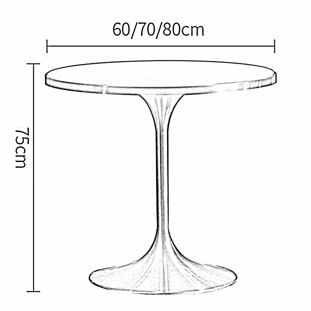 Nowoczesny okrągły marmurowy stół jadalny z metalową podstawą stylowy futrzany akcent elegancki wystrój domu do jadalni i salonu idealny dla gości rozrywkowych.