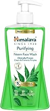 Himalaya Purifying Neem Face Wash|Clears and Prevents Pimples & Acne|Made with 5 parts of Neem|New & Best Ever clinically Proven formula|Gently Cleanses|For men and women|400 ml