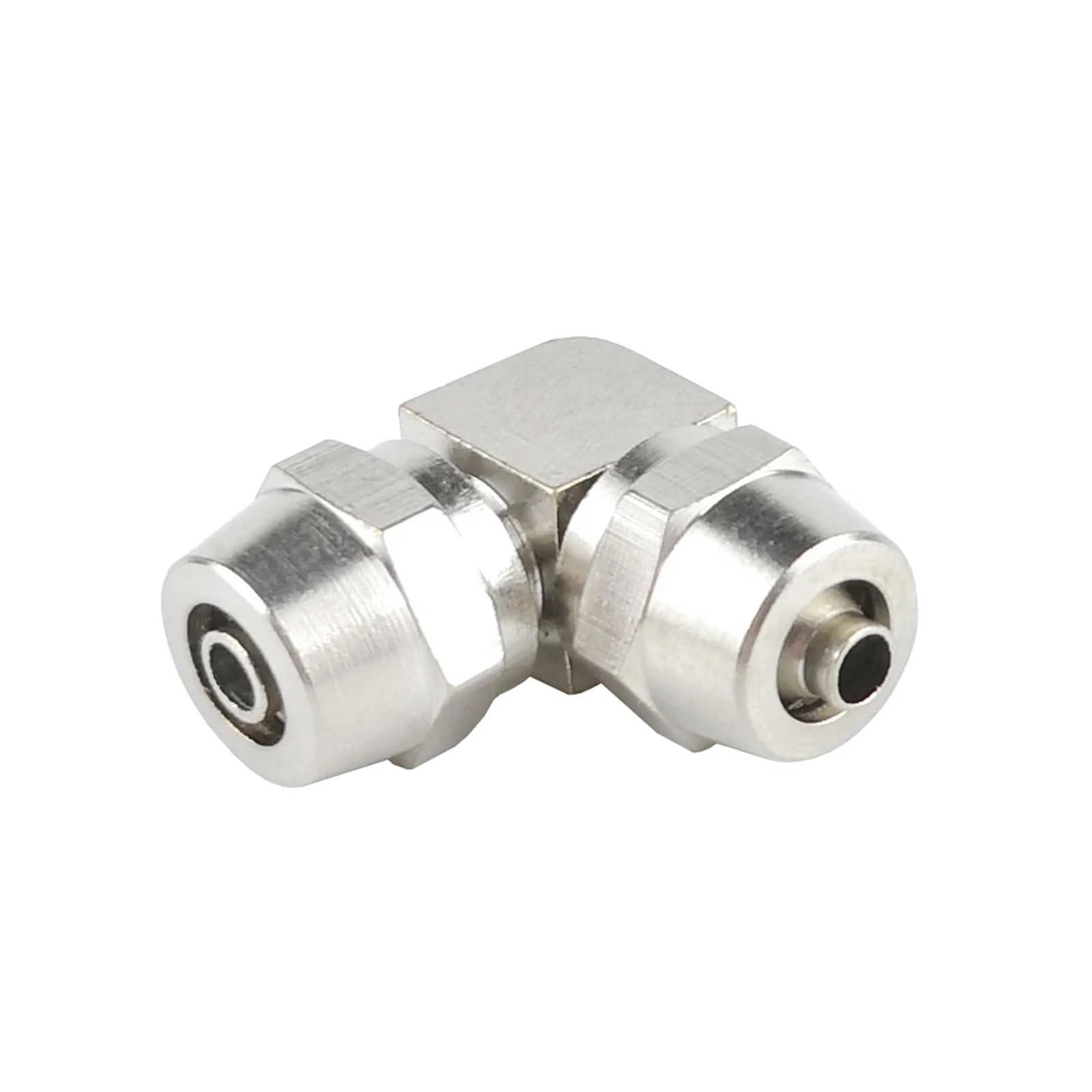 AARTERZZA Quick Twisting Joint Elbow PV 4-16mm Pneumatic Fitting L Shape Nickel Plated Brass Fit Hose Connector Pneumatic Fitting Gas Hose(14mm)