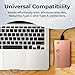 Centon External SSD (Rose Gold Metallic), USB-C 3.2 Gen 2, 500GB