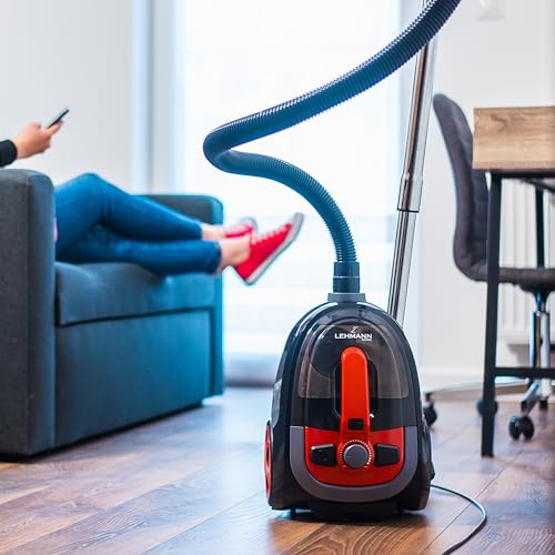 Typhoon beutelloser Staubsauger 4000 Watt | beutellos Zyklon Staubsauger mit Set von Aufsätzen | leistungsstarker Staubsauger mit Düsensatz | HEPA Filter, Turbobürste, Staubbehälter 2,5L – Bild 3