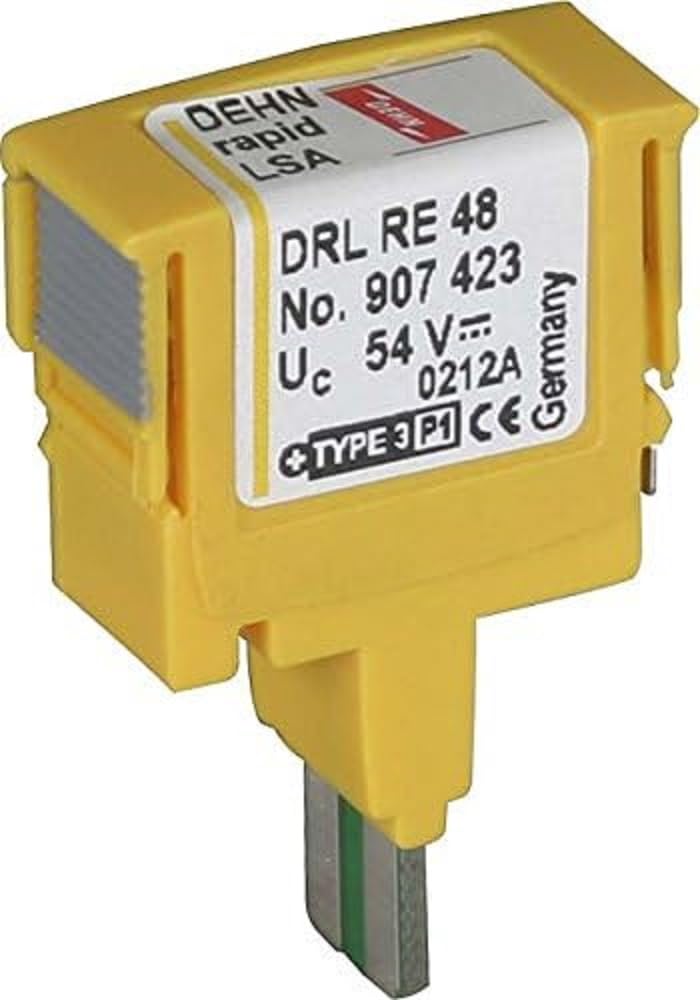 DEHN 907423 Überspannungsableiter DEHNrapid LSA Schutzstecker für 1 Doppelader Un 48V Überspannun