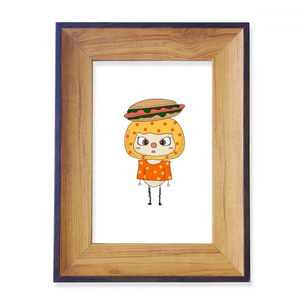 Cadre photo alimentaire UU pour décoration cuisine hot-dog et légumes