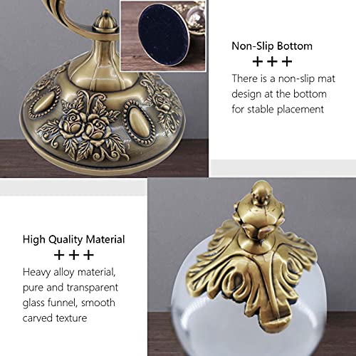Rnuie Hourglass Sand Timer Decorative,360° Rotating Metal White Sand Watch 30 Min,Antique Hour Glass Decor For Office Desk- Crafts,Gifts(Bronze) #TOP4