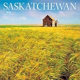 Saskatchewan | 2026 12 x 24 Inch (Hanging) Monthly Square Wall Calendar | Wyman Publishing | Canadian Regional Travel