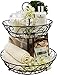Sorbus Fruit Basket for Kitchen - 2-Tier Countertop Fruit Holder & Decorative Bowl Stand — Perfect for Fruit, Vegetables, Produce, & Snacks