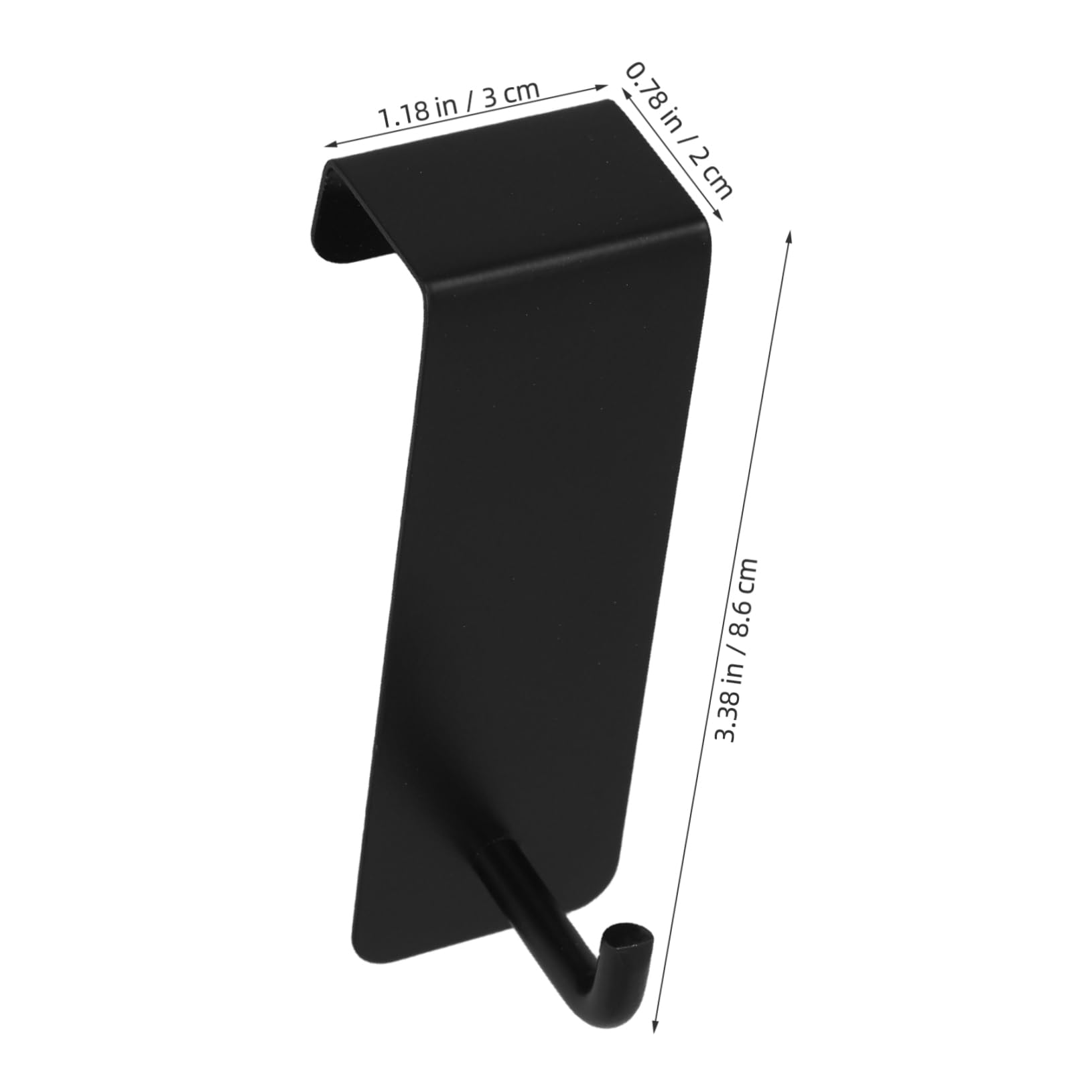 VILLCASE 3pcs Over The Door Hooks Stylish Durable Metal Coat Hangers for Efficient Storage Bathroom Kitchen Garage Office Easy Installation Key Towel Hooks