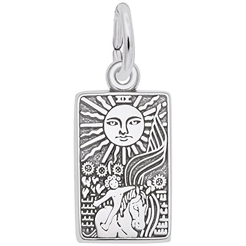 Rembrandt Charms 925 Sterling Silver Tarot Card Charm