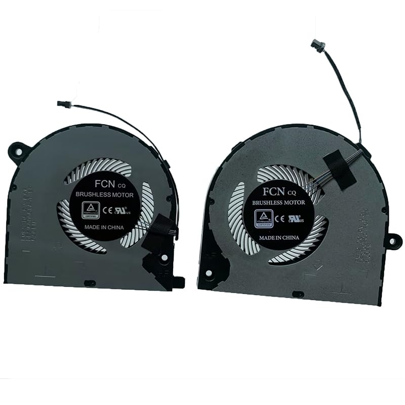 Orandore New CPU and GPU Cooling Fan Replacement for Dell Vostro 7500 7501, Inspiron 7500 7501 0KGH4R 0YND40 DC5V Series Laptop