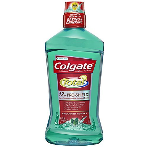 Colgate Mw Spearmint Tota Size 33.8z Colgate Total Pro Mouthwash Spearmint 33.8z