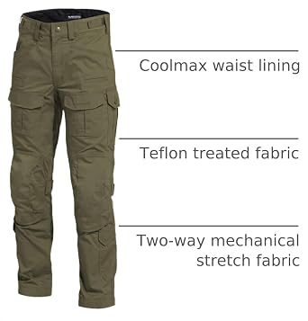 Pentagon Men's Wolf Combat Pants Ranger Green