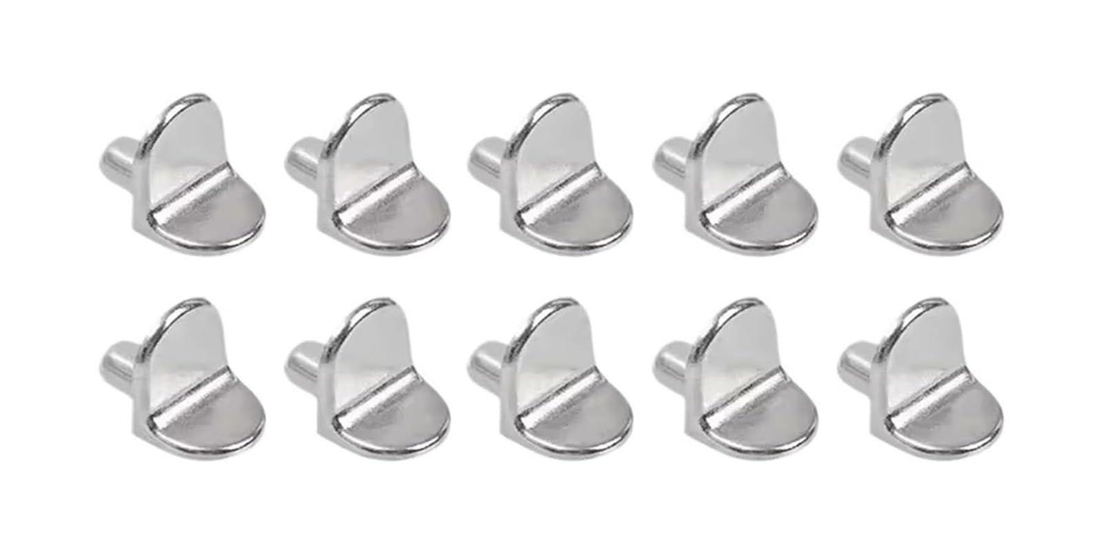 Angle Brackets, Zinc Alloy L Brackets Shelf Support Pegs for Furniture(10pcs)