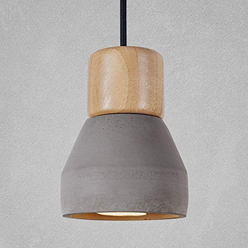 Lampe suspendue en ciment pour illuminer un couloir sombre facilement
