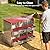 Chicken Nesting Boxes for Chicken Coop, 6 Compartments Wall-mountable Chicken Laying Boxes Easy Egg Collection with Ventilated Design, Weatherproof Galvanized Steel Metal Roosting Boxes