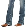 Ariat Female R.E.A.L. Mid Rise Stretch Whipstitch Boot Cut Jean Rainstorm 32