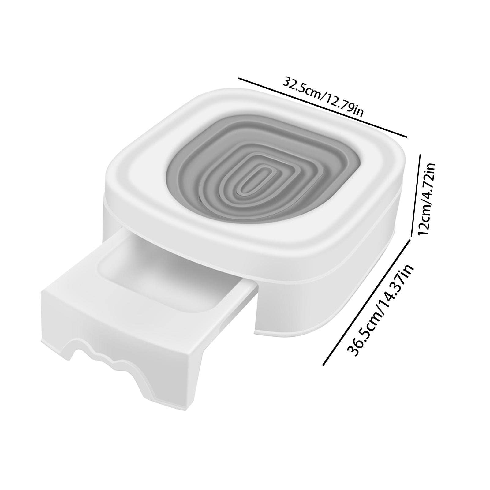 Cat Toilet Seat, Reusable Cat Toilet Trainer, Train Cat to Use Toilet, Environmentally Friendly Cat Toilet, Cat Toilet Potty Training Kit, Clean Cat Toilet for Any Cat