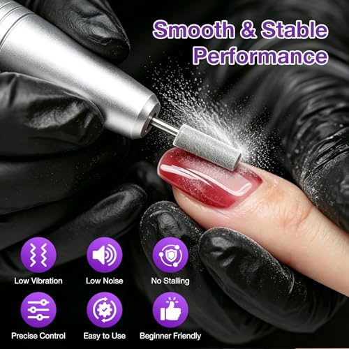 Torno para uñas profesional con pantalla LCD y acabado de alta gama 2