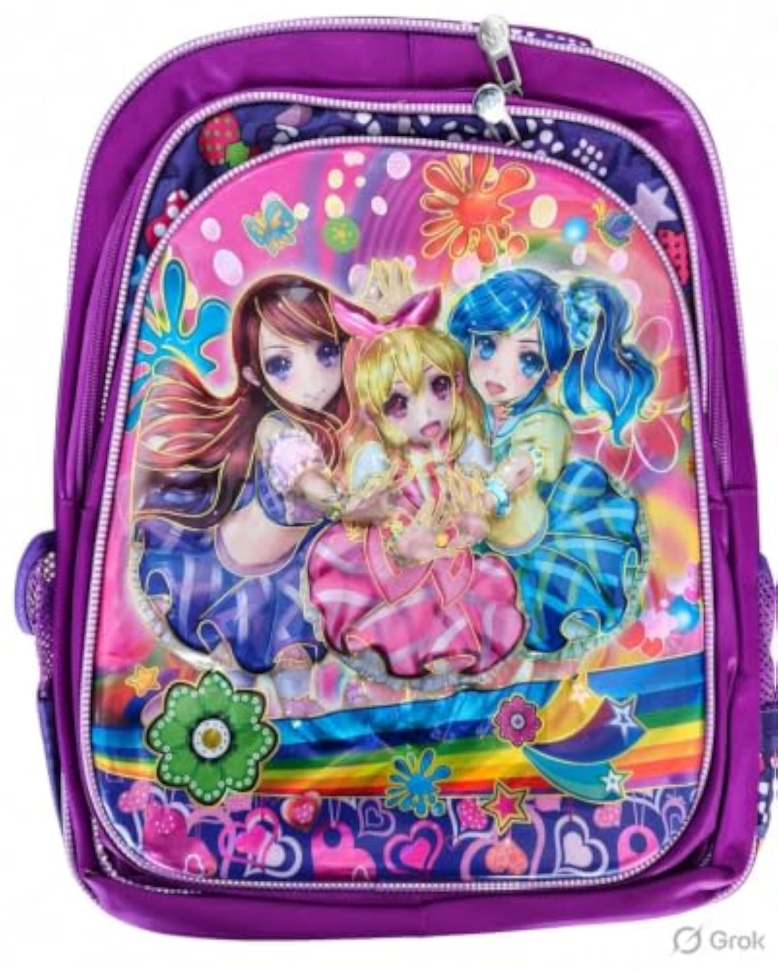 Kids Purple School Backpack, Lightweight and Spacious