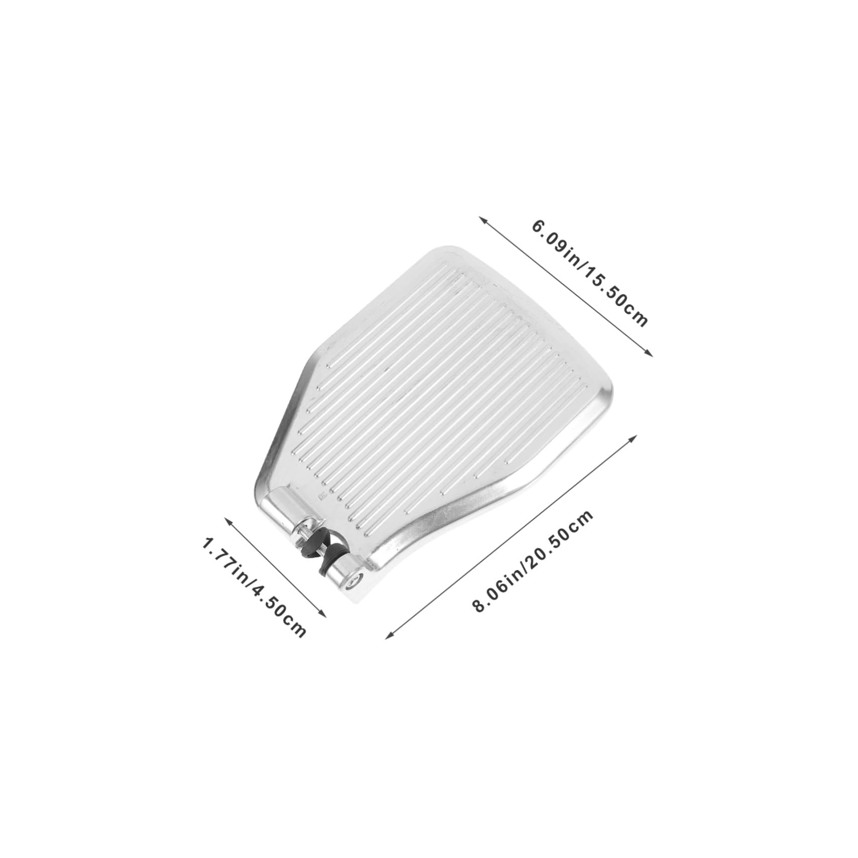 FOMIYES Reposapiés Pedal de Repuesto Silla de Ruedas para Aleación de Aluminio Ligera Diseño Ergonómico para Usuarios Movilidad Reducida en Extremidades Inferiores