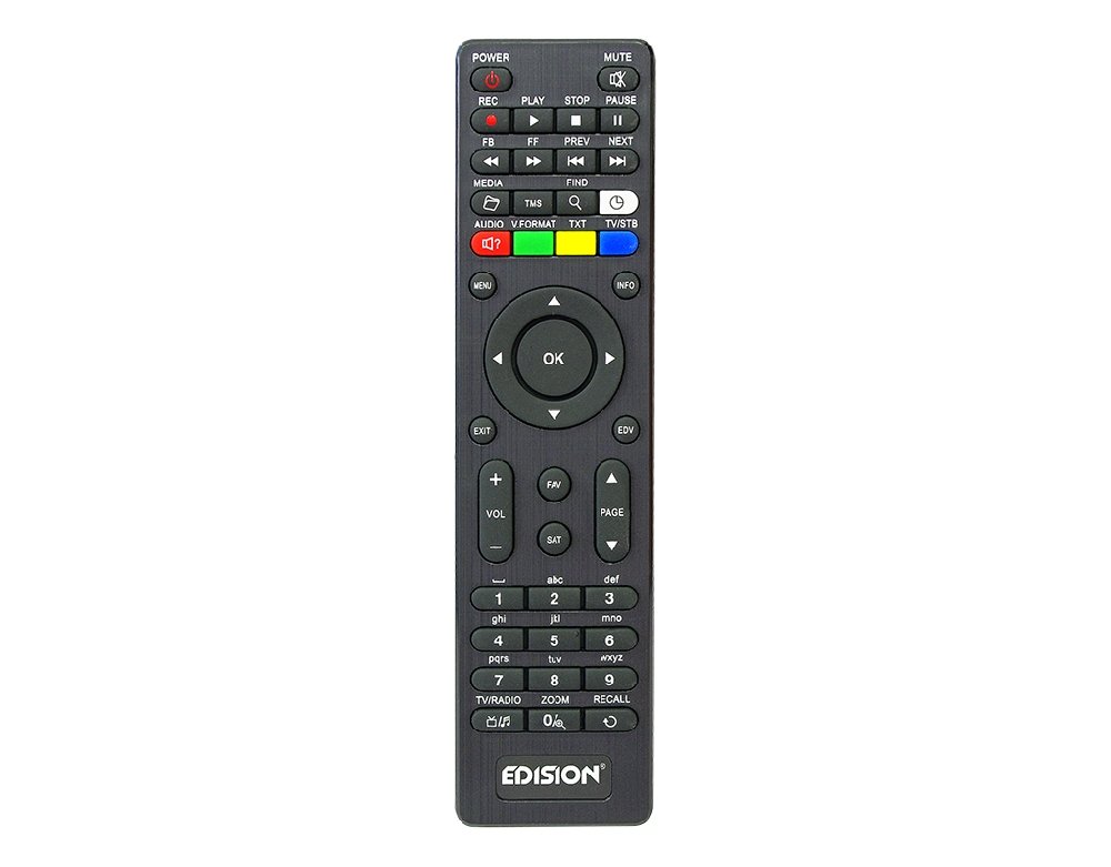 Edison Piccollino S2+T2/C Full HD Satelliten-Kabel-Receiver FTA HDTV DVB-S2/C/T2 (HDMI, AV, USB 2.0,Display,IR-Auge,CA,LAN) Deutsch vorpr.inkl.Wlanabel und HDMI Kabel