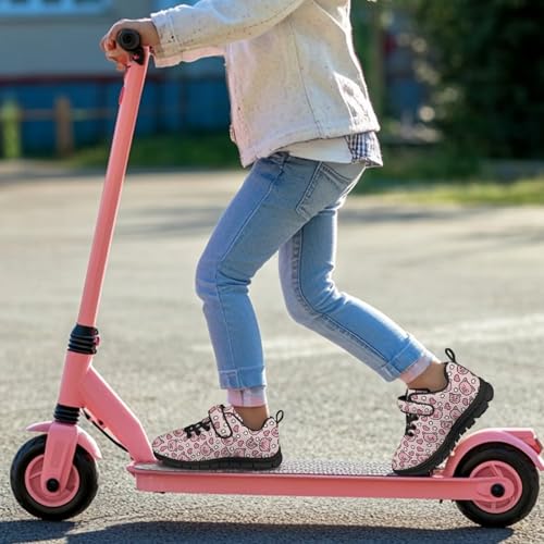 Kids Sneakers Running Tennis Athletic Shoes for Boys&Girls (Little Kid/Big Kid) Cute Pink Pig Pattern3