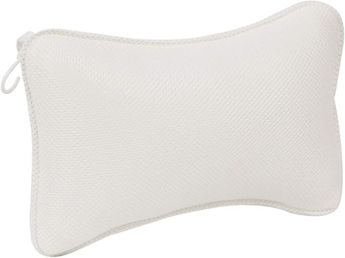 Almohada para reposacabezas de baño, cojín de baño, almohada de apoyo para el cuello, hombros y cabeza con ventosa, almohada blanca para el hogar, Almohada para reposacabezas de baño, cojín de baño, almohada de apoyo para el cuello, hombros y cabeza con ventosa, almohada blanca para el hogar,
